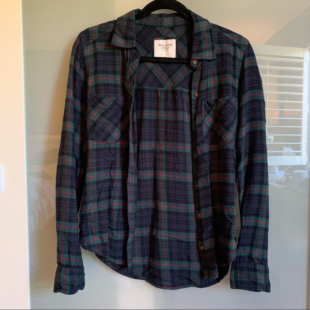Abercrombie & Fitch Plaid Flannel - Picture 2 of 4